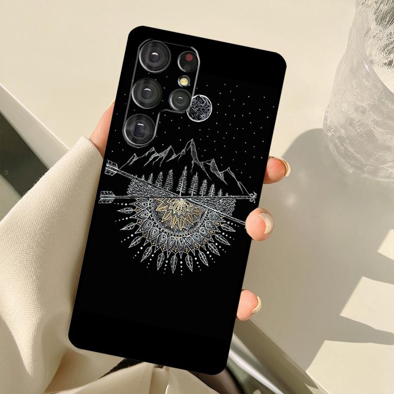 Nature Mountain Peaks For Samsung Galaxy S23 S22 Ultra S21 S20 FE S8 S9 S10 Note 10 Plus Note 20 Ultra Phone Case