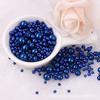 3-8mm Straight Hole Round ABS Imitation Pearl Multicolors Round Acrylic Beads Loose Beads for DIY Craft Scrapbook Decoration