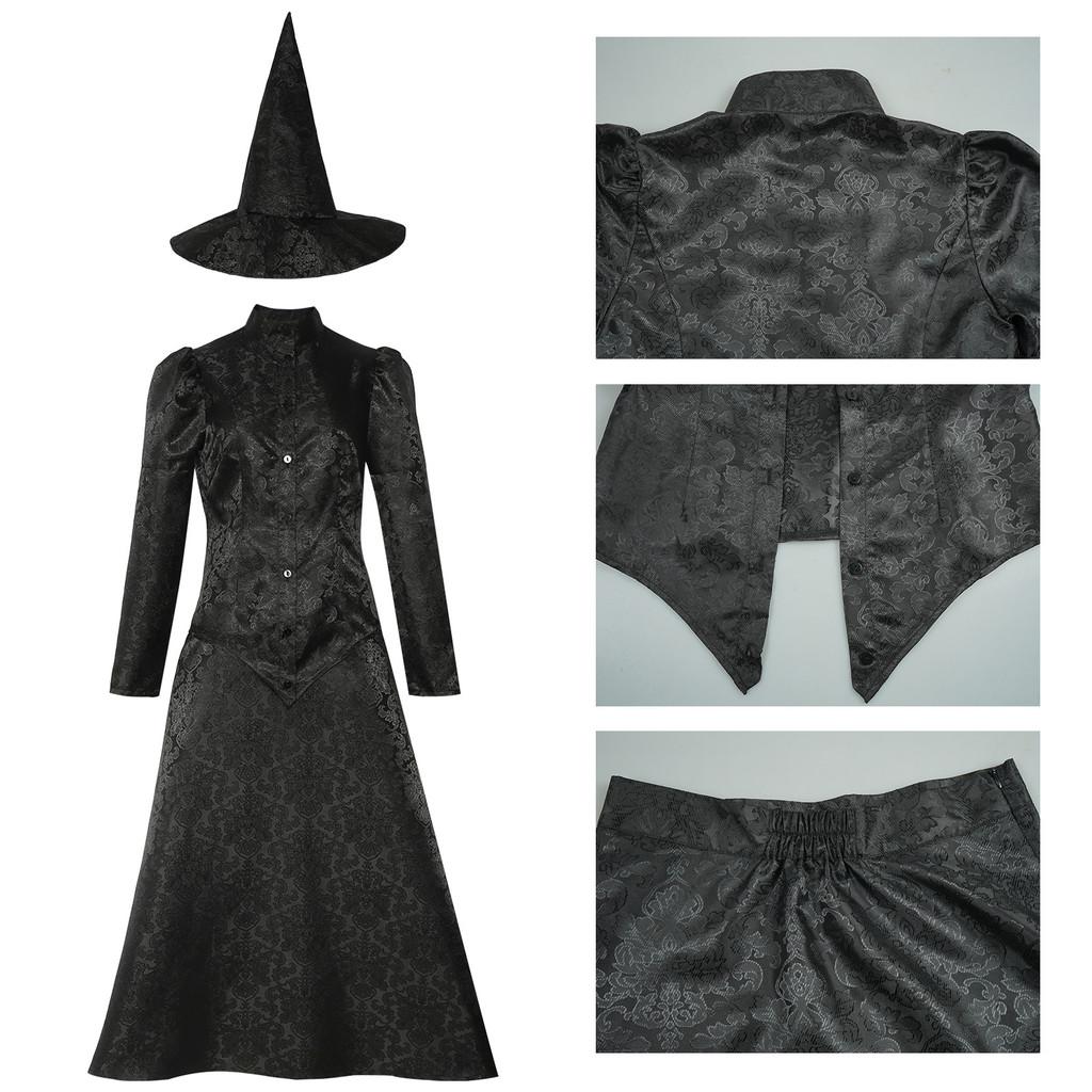 Part Wicked One Cosplay Costume Dresses Trench Coat Halloween Party Dress Up