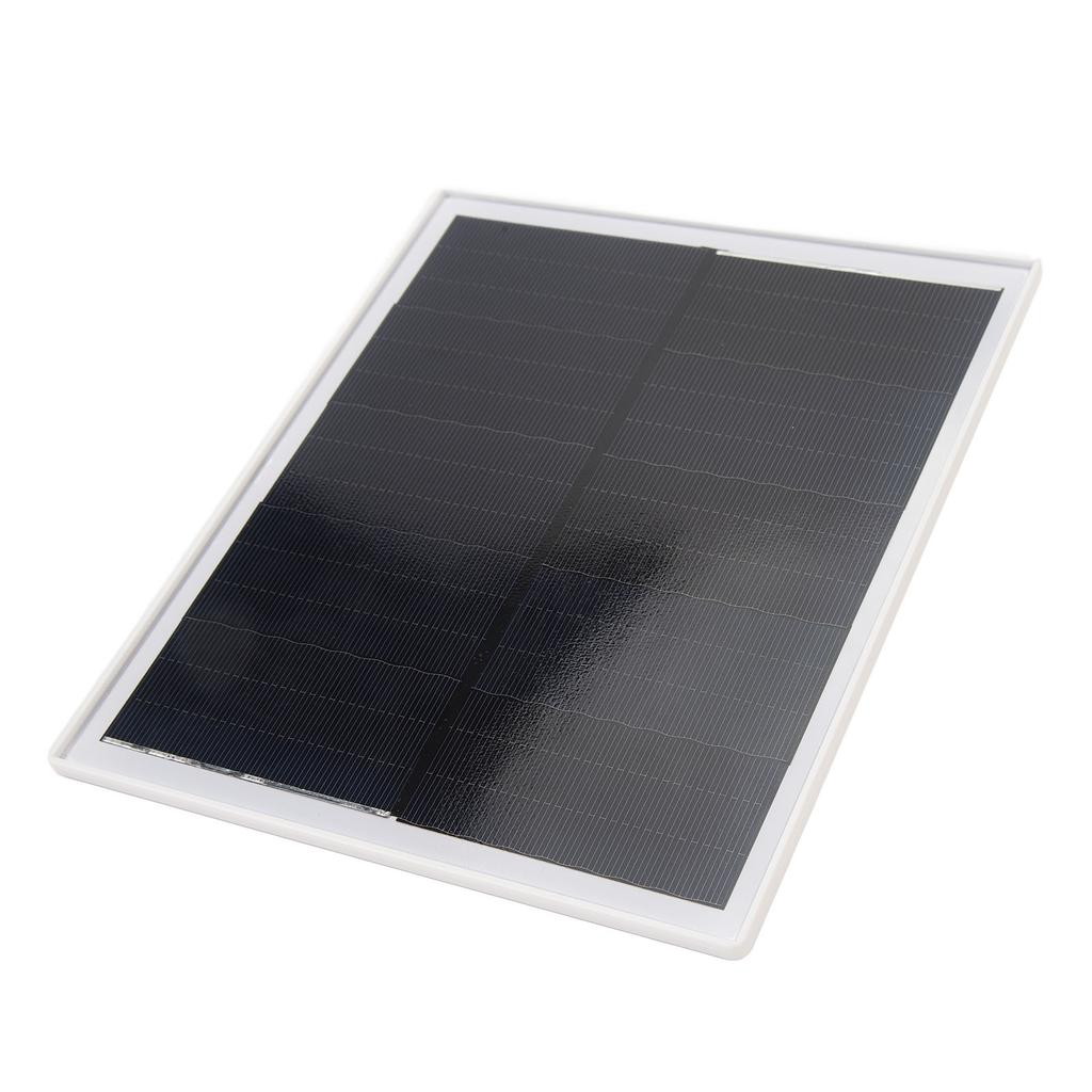 Solar Panel 6W 5V Monocrystalline Silicon IP65 Waterproof Slim Portable Solar Panel Charger with Monitor Camera Bracket