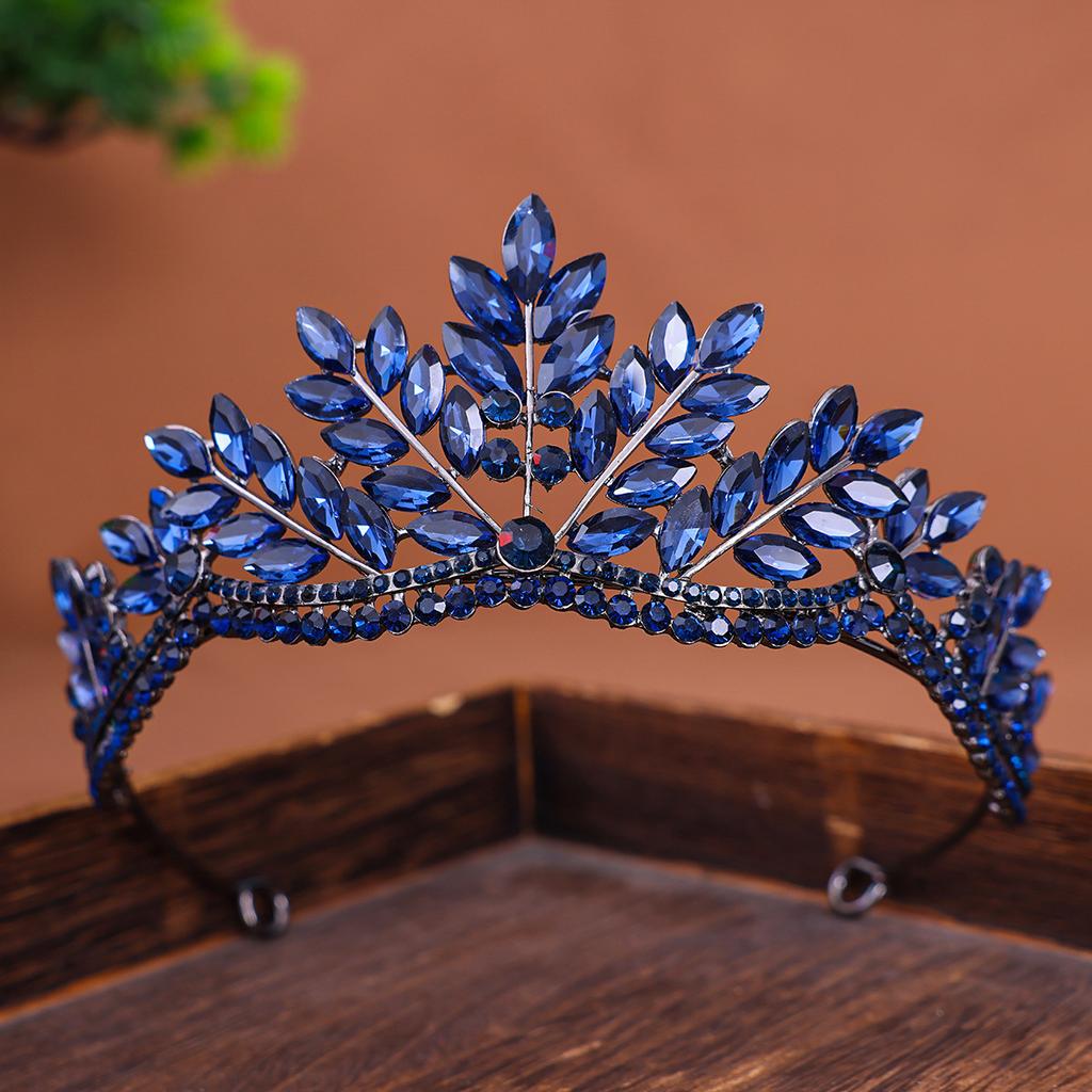 Crown Headwear Alloy Rhinestone Retro Baroque Bride Crown Hair Accessory Wedding Coil Hair Band Accessory