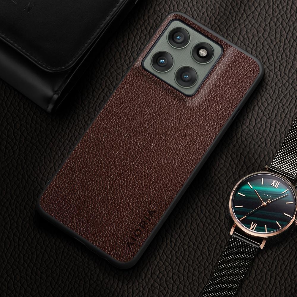 Luxury Case for Motorola for Moto Edge 60 Pro Fusion Neo 5G Lychee Pattern Faux Leather