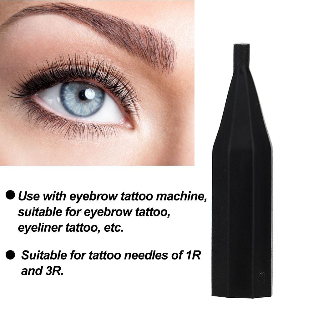 50 Stück Einweg-Tattoo-Nadelkappen für Microblading Permanent-Make-up-Maschine