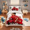 CR7 Soccer Duvet Cover Set 3D Digital Print Bedding Set Football Player Graphic Microfiber Comforter Cover for Teen Bedroom
