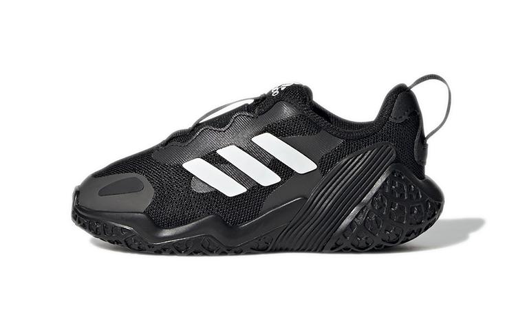 

Adidas 4Uture Rnr Ac I Slip Resistant Abrasion Resistant Low top Running Shoes Black White Infant And Toddler FZ5409