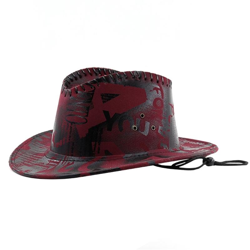 Ethnic Style Cowboy Hats Woman Teens Driving Traveling Riding Cowboy Hats