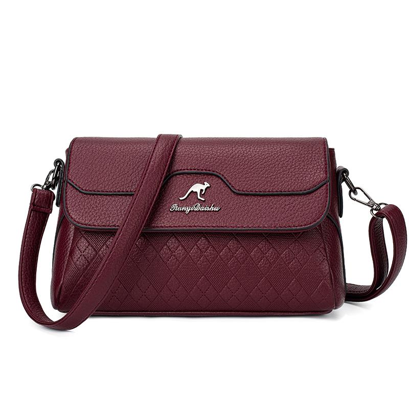 Luxus Design Damenhandtaschen Neue Hochwertige Leder Umhängetasche Für Frauen Weiblich Retro Und Minimalistisch Crossbody Taschen Geldbörse