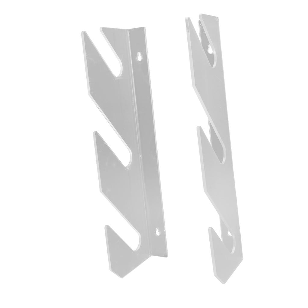 Skateboard Wall Mount Display Rack Acrylic 3 Tier Horizontal Skateboard Wall Display Hanger for Longboards Snowboards