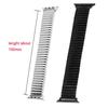 Polert Elastisk Rustfritt Stål Rem for Apple Watch Bånd 49mm 45mm 44mm 40mm 41mm 38/42mm for Iwatch 8 7 SE 6 5 4 Armbånd