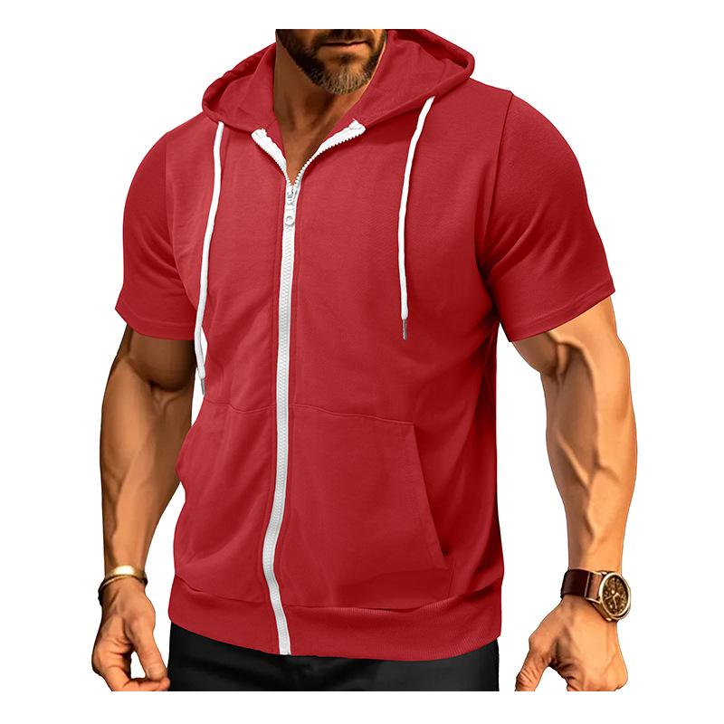 European & American Style Plus Size 3D Men's Zipper Hoodie Jacket 2026
