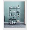 G-H 4-Tier Metal Wrought Iron Floor Rack Nordic Style Display Rack For Living Room/Bedroom/Kitchen/Bathroom/Home Office