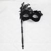 Handheld Lace Half Face Mask Carnival Party Masquerade Mystery Mask