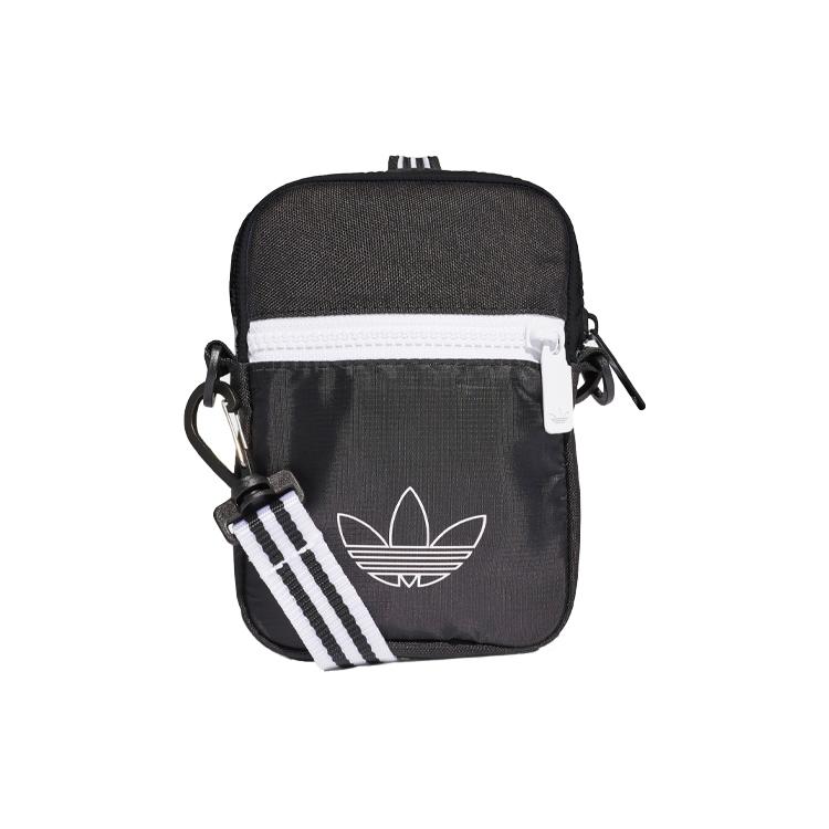 New Adidas Originals Polyester Festival Crossbody Bag Regular Unisex Black FM1352