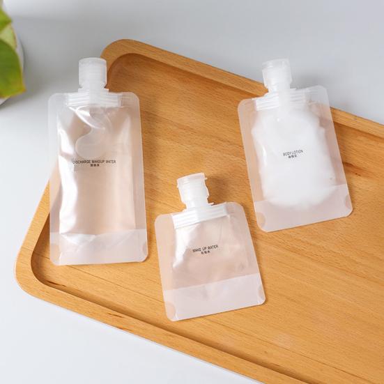 12Pcs Travel Toiletry Packing Bags Portable Makeup Pouches Leak-Proof Refillable Clear Lotion Liquid Containers