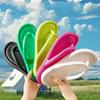 Fashion Lightweight Flat Heel Beach Slides Soft Sole Platform Flip Flops Non Slip Slippers for Women EVA Thick Sole Clip Toe Home Shoes