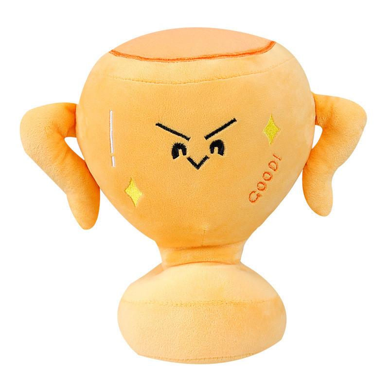 Cute Creative Cartoon Trophy Plush Toy Girls Kid Sleep Companion Gift Festive