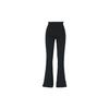 Nike Solid Color Logo Embroidered Flared Pants Slim Fit Casual Pants Women Bottoms Black DQ6617-010