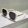 Comfortable Durable High Quality Retro Edgy Punk High End Designer Style Square Shaped Female For Both Women Sun Glasses