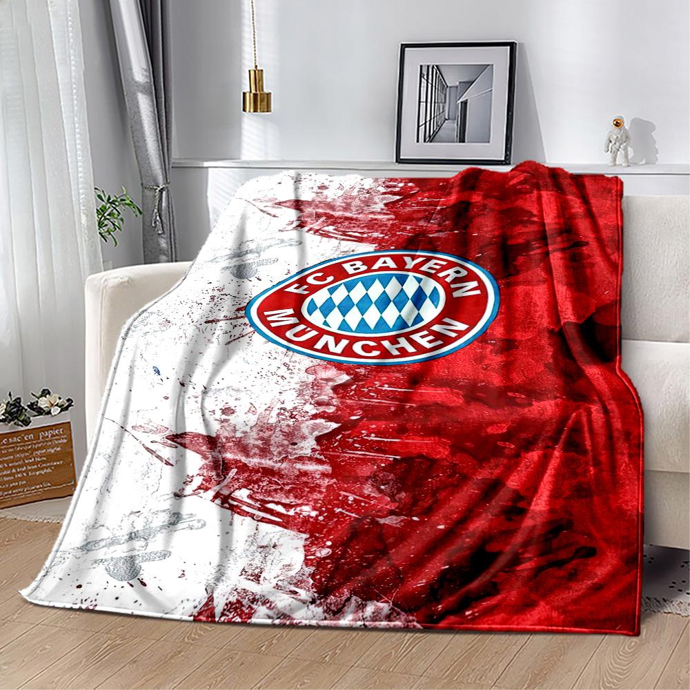 Bayern Munich Blanket Soft Warm Cozy Great for Bed Couch Office Chair for All Seasons Stylish Decor Best Holiday Gift for Friends Family