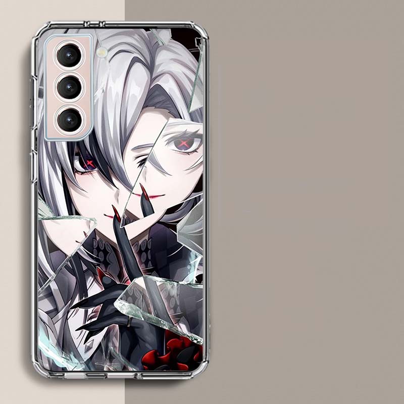 Arlecchino Genshin Impact Phone Case for Samsung A16 A17 A26 A36 A56 A57 A55 A54 A37 A15 A25 A35 A14 A24 A34 Galaxy Note 20 10 A