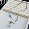 Starfish Ceramic Fish Pendant Ocean Sea Series Boho Ethnic Necklace Fish Starfish Necklace  Girls