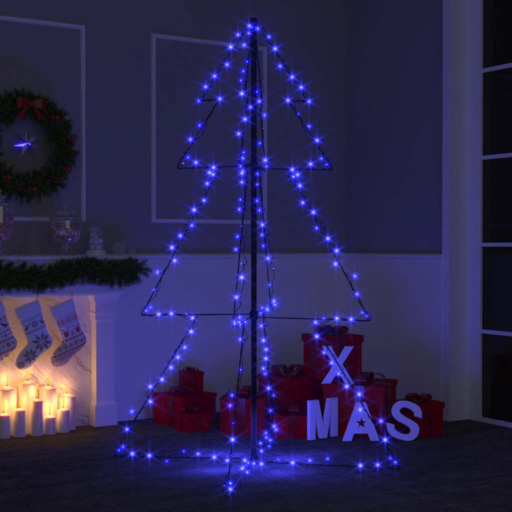 Vidaxl Ozdoba Świąteczna Led W Kształcie Choinki, 200 Led, 98X150 Cm