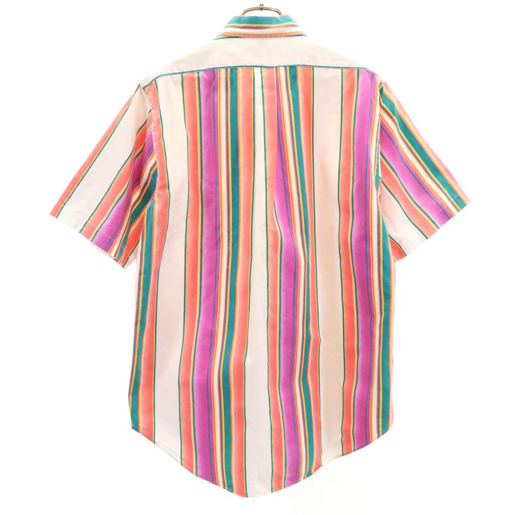 Hunt Club Striped Pattern Short sleeve Button down shirt M Multi Men's Used