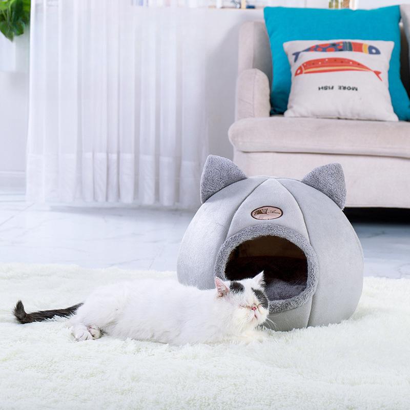 Cat Nest Warm and Cold Proof Pet Home Nest Large, Small Pets Wandering Cat Nest Fully Enclosed Comfortable Large Space Cat Nest