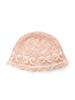 Seuwingses Fluffy Ribbon Knit Hat (Pink)