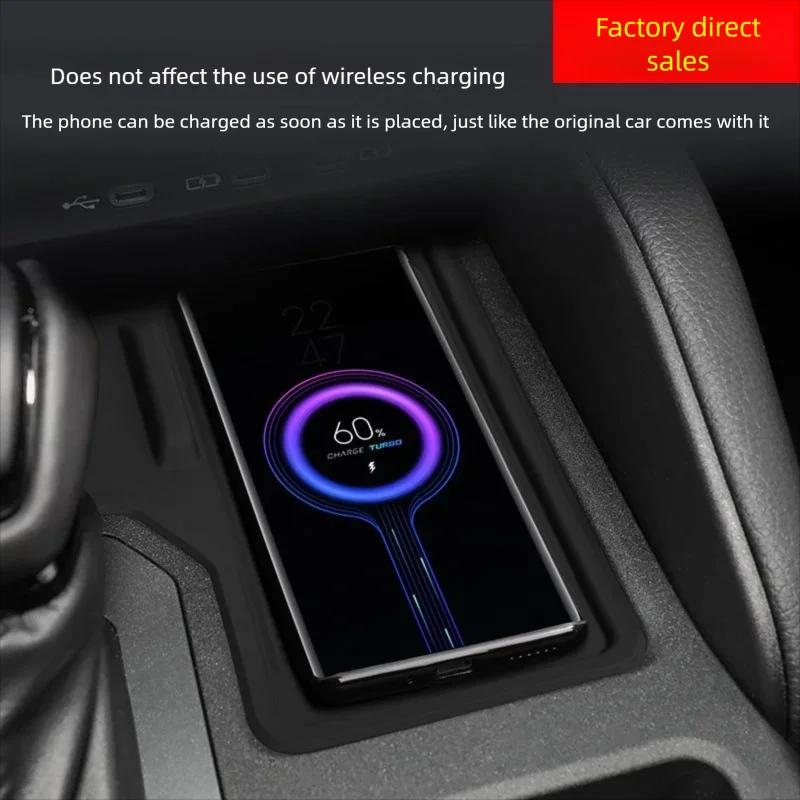 For Toyota Land Cruiser Prado 250 2024+ Car Armrest Storage Box Central Control Silicone Storage Box Auto Interior Accessories