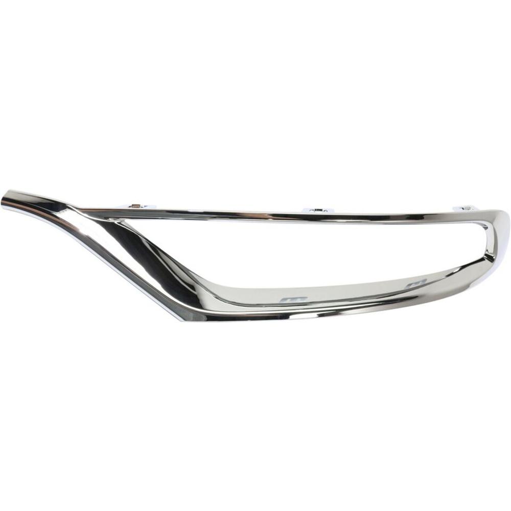 Replacement Bumper Trim Set For 2015-2022 Chrysler 300 Front Outer Center Chrome
