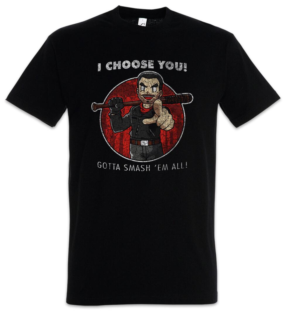 Negan Choose You T-Shirt Mens Womens Tees Top The Lucille Walking Baseball Fun Bat Dead Zombie Ash L