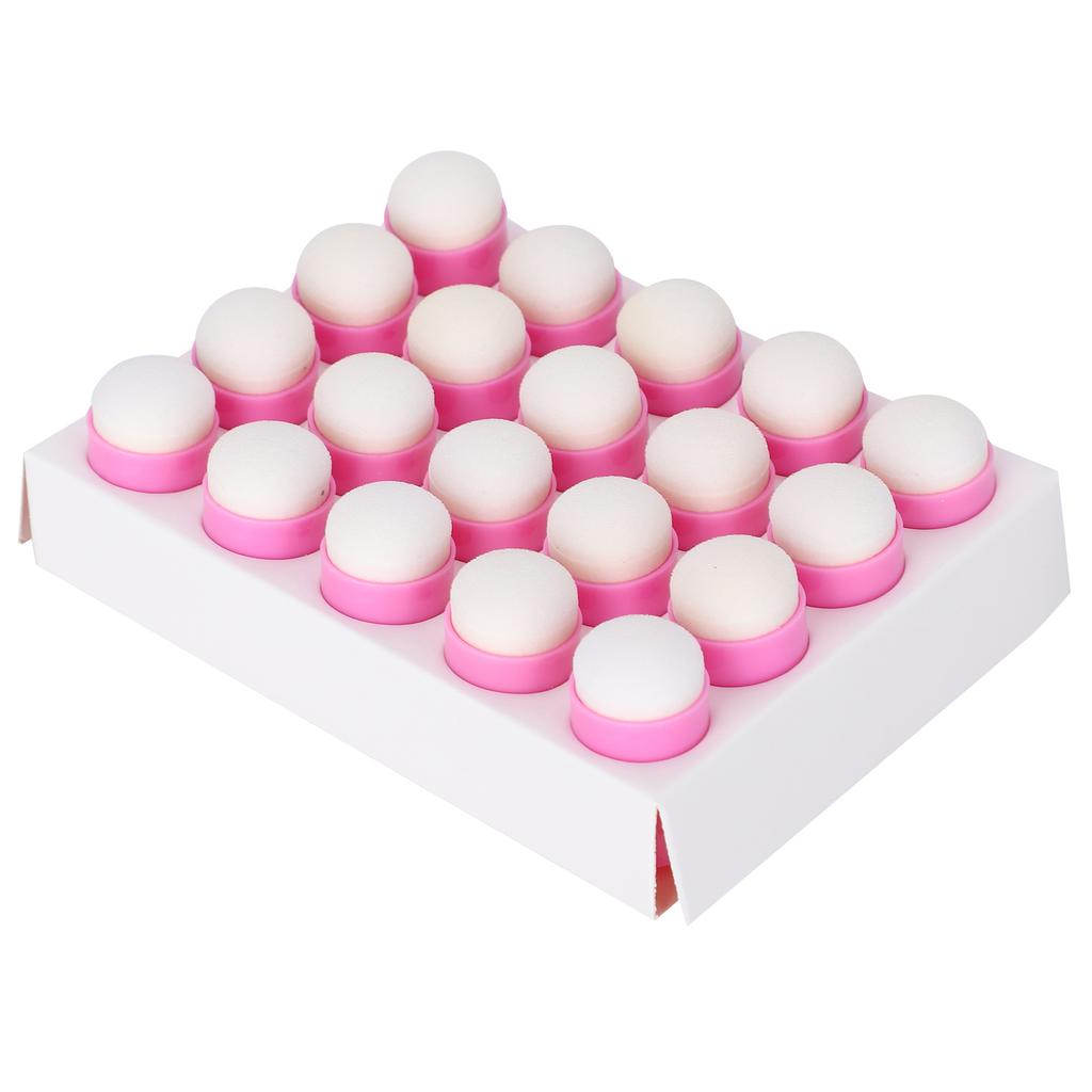 20pcs Finger Sponge Daubers DIY Finger Painting Drawing Stamping Sponge Set for Ink Crafts