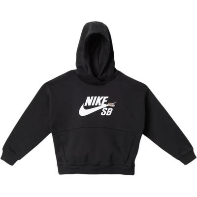Nike Hoodie With Letter Logo Kids Hoodies Black FD3154-011