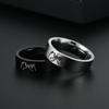 Unisex Stainless Steel 'I Love You' Hand In Pattern 6MM Width Couple Rings  Jewelry Gifts For Lovers