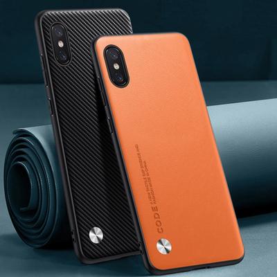 Luxury PU Leather Case For Xiaomi Mi 8 Pro Back Cover Matte Silicone Shockproof Full Protection Phone Case For Xiaomi 8 Mi8 Pro