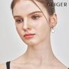 [Geiger Jewelry] 18K Coin One-Touch Earrings (Gold Pin) GI8KPEE011