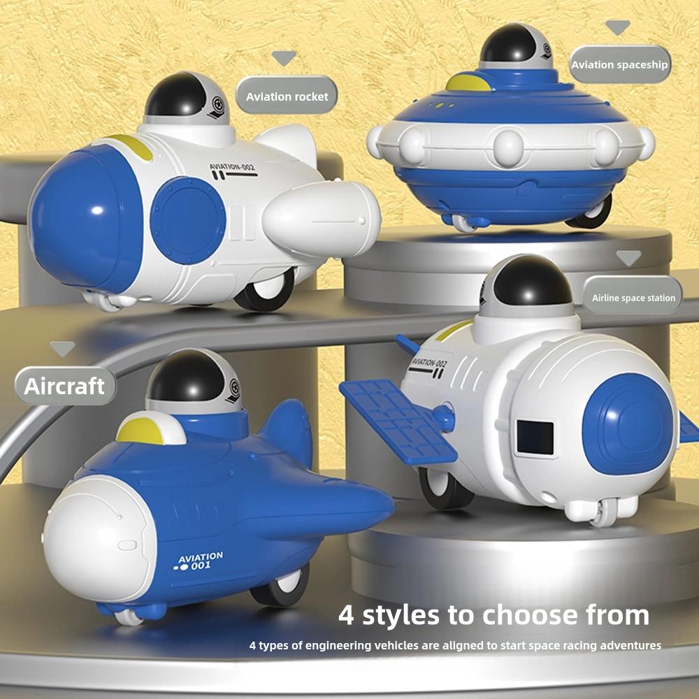 

Press Inertia Space Car Astronaut Spacecraft Glide Aerospace Station Rocket Boy Интерактивная игрушка, подходит для рождественских подарков