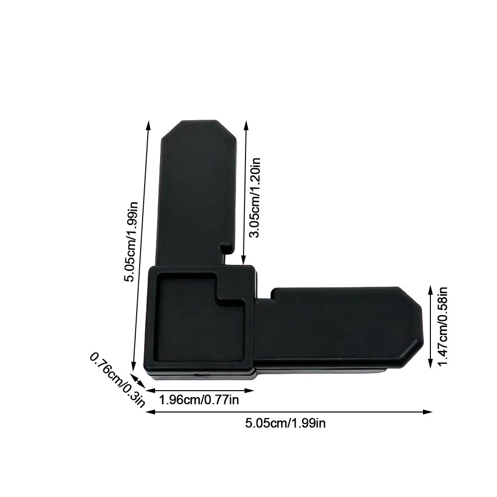 20pcs Reinforced Screen Frame Corner Connector ABS Screen Corner Replacement Door Screen