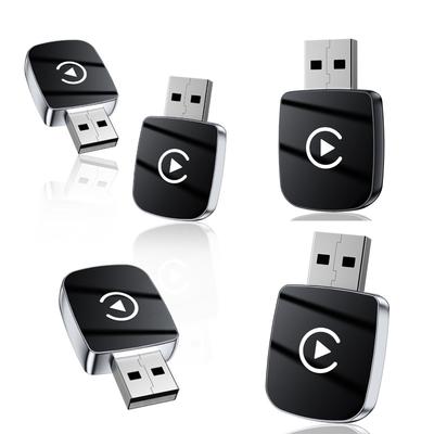 2-in-1 Wireless Android Auto Adapter, Plug Play Converts Wired To Wireless, Fast Auto-Connect, No Delay