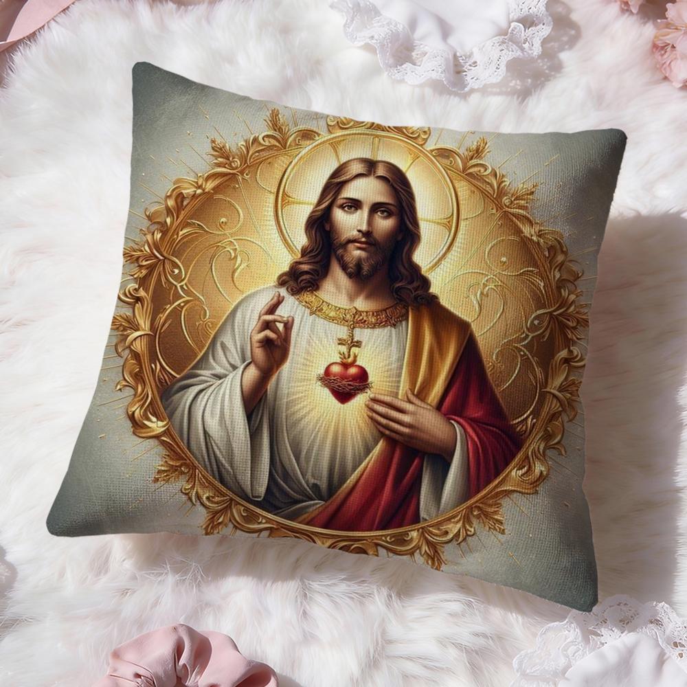 

S-Sacred Aesthetic Art Cushion Cover Premium Comfort Reversible Pillow Cove -Two in One Design for Any Room & Car Interior 30cmx30cm