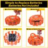 9LED Road Flares Emergency Disc Roadside Safety Light For Car Truck Trailer US