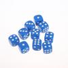 10Pcs Colorful Dice Acrylic Round Corner Cubes Dot Drinking Game Dice Accessories