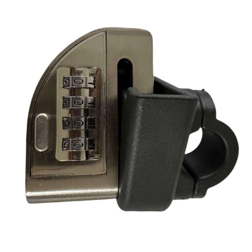 Portable Multifunctional Bicycle Lock Waterproof ABS Bike Lock Frame Strong Durable Motorcycle Lock Holder