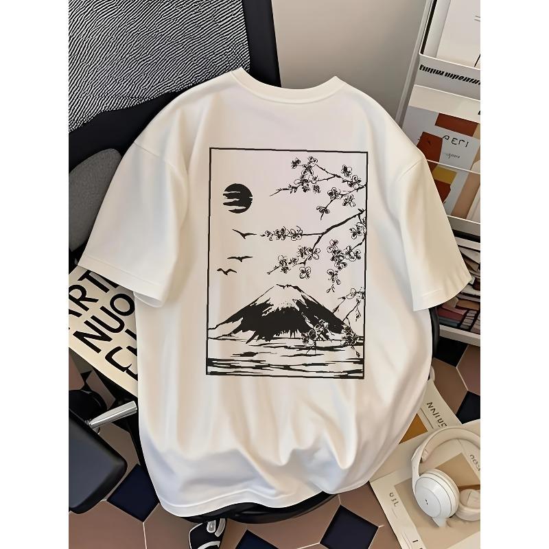Men s Fashion T-Shirt New Summer Style, Round Neck, Relaxed Fit, Oversized, Cool, Casual S