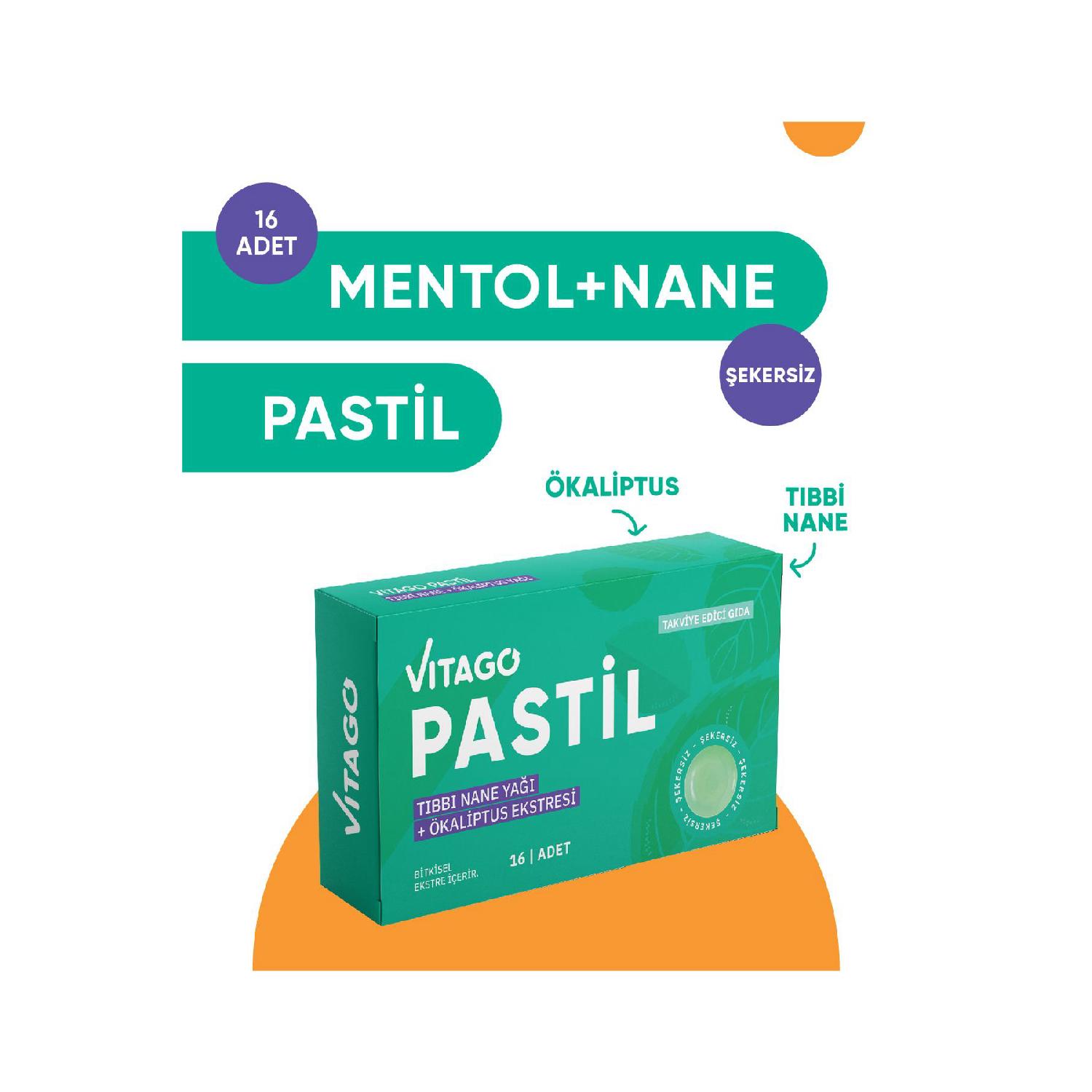 

16 -reinforcing Food Containing Lozenge Mint And Eugalptus Oil