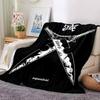1pc Swords Chain Soft Flannel All Season Throw for Home, Office, Outdoor UseDurable Comfort Soft Warm Throw for Home