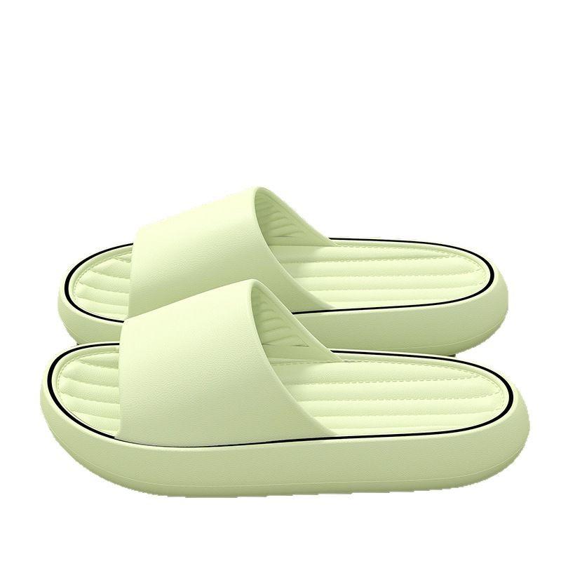 Thick Bottom Cool Slippers Women's Bathroom Home Use Summer Non-slip Home Indoor Men