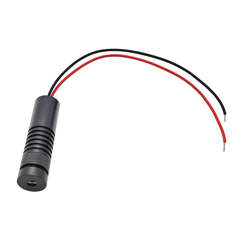 150mW 635nm Red Line Laser Module, 12V-24V, External Focusing, 16x60mm