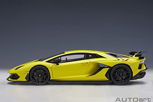 AUTOart 1/18 Lamborghini Aventador SVJ Perłowy Żółty Produkt Gotowy